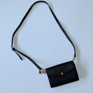 Steve Madden Black Vegan Leather Crossbody Purse